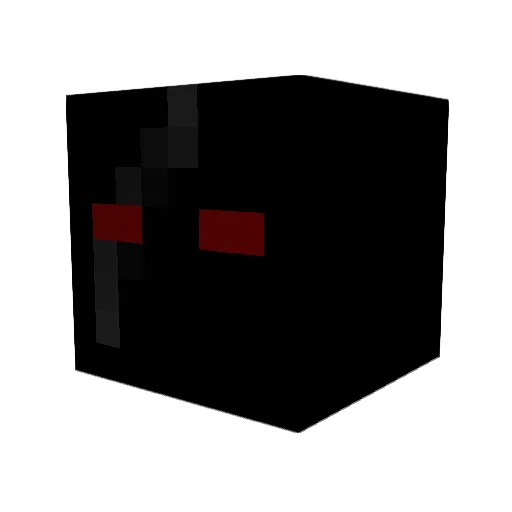 vactend Minecraft avatar head, 3D render