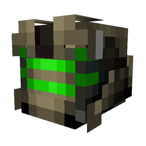 vade_x Minecraft avatar head, 3D render