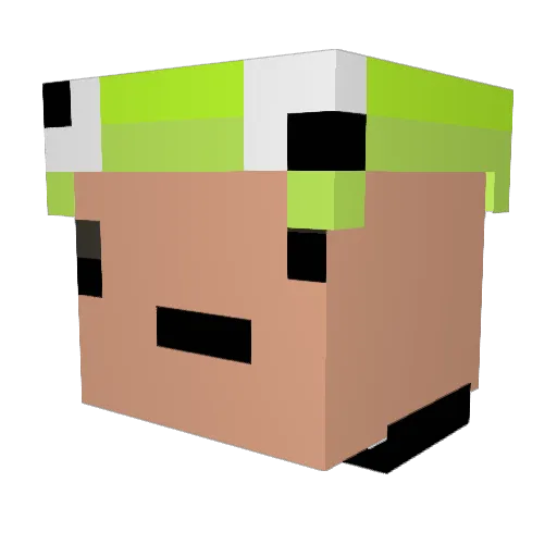 vadim445 Minecraft avatar head, 3D render