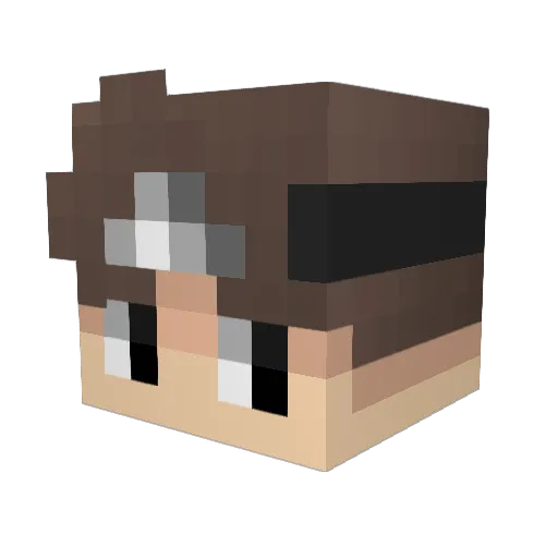 vadimka323 Minecraft avatar head, 3D render
