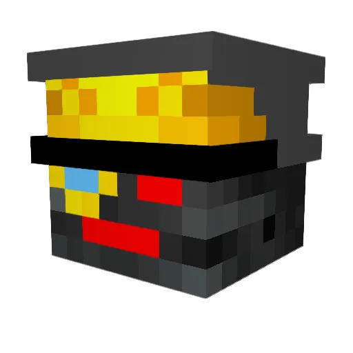 vador1406 Minecraft avatar head, 3D render