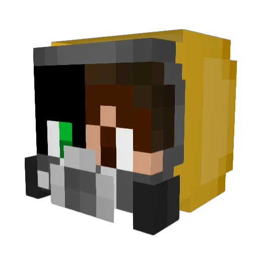 vadriv Minecraft avatar head, 3D render