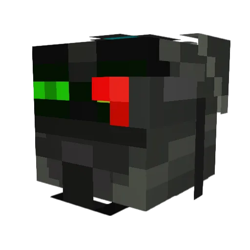 vadsager Minecraft avatar head, 3D render