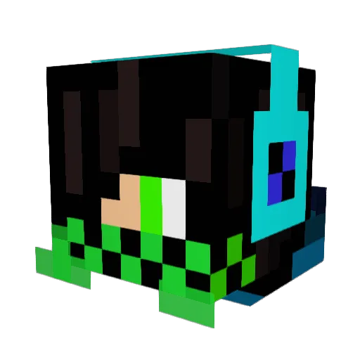 vadsz2031 Minecraft avatar head, 3D render
