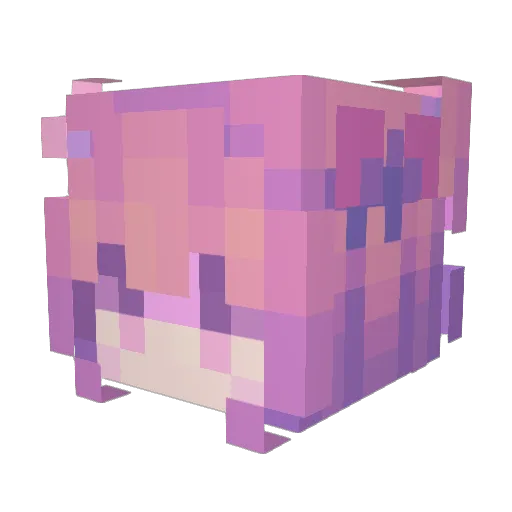 vaeaa Minecraft avatar head, 3D render