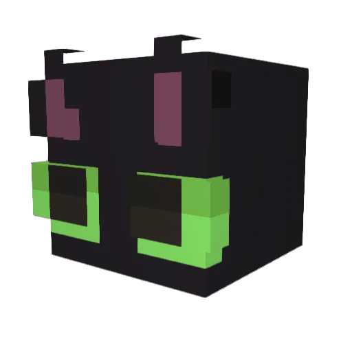 vael03 Minecraft avatar head, 3D render