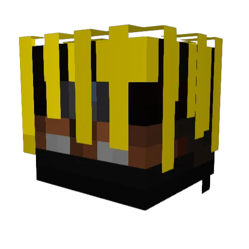 vaess_ Minecraft avatar head, 3D render