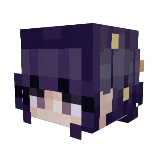 vafia Minecraft avatar head, 3D render