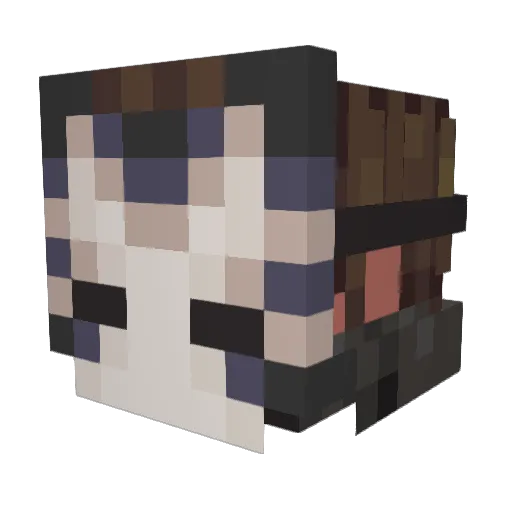 vahrem Minecraft avatar head, 3D render