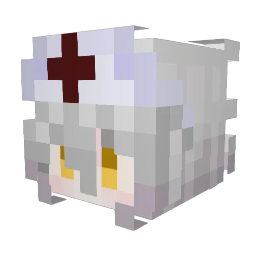vahrua Minecraft avatar head, 3D render