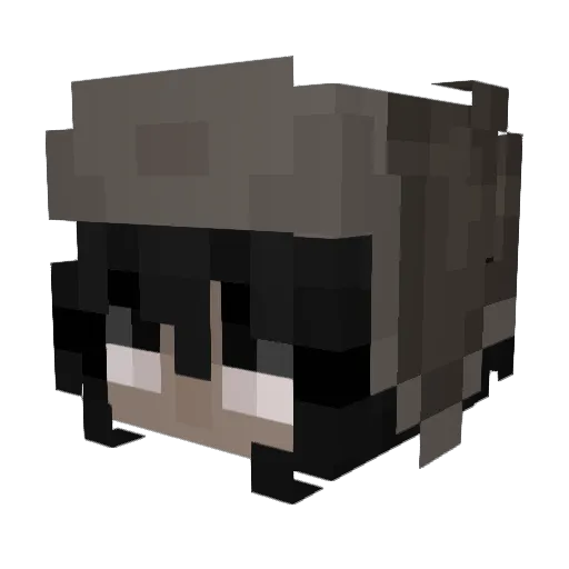 vaimoo Minecraft avatar head, 3D render