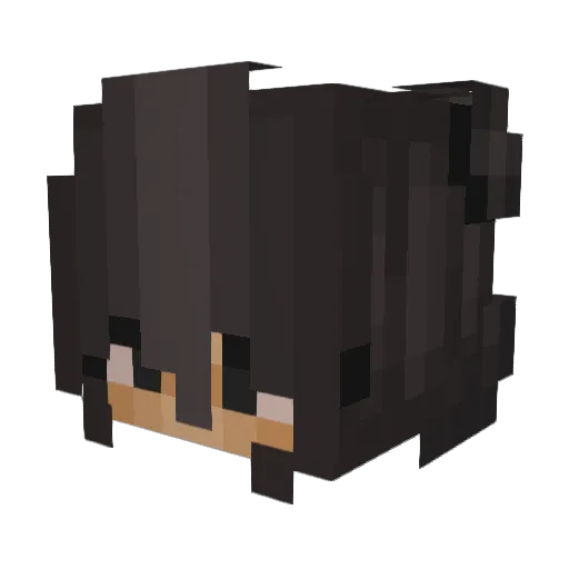 vajaa Minecraft avatar head, 3D render