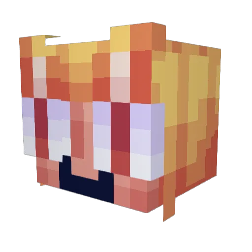 vaki009 Minecraft avatar head, 3D render
