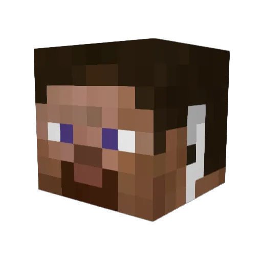 vakogi Minecraft avatar head, 3D render