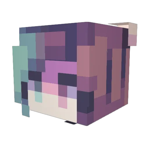 valandrast Minecraft avatar head, 3D render