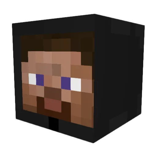 valavandebuurt Minecraft avatar head, 3D render