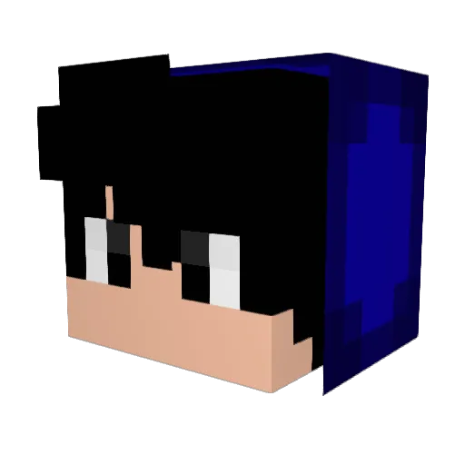 valdesxst Minecraft avatar head, 3D render