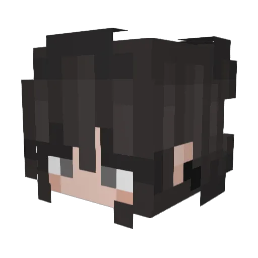 vale0294 Minecraft avatar head, 3D render