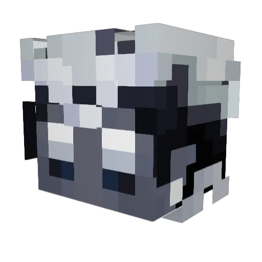 valecko Minecraft avatar head, 3D render