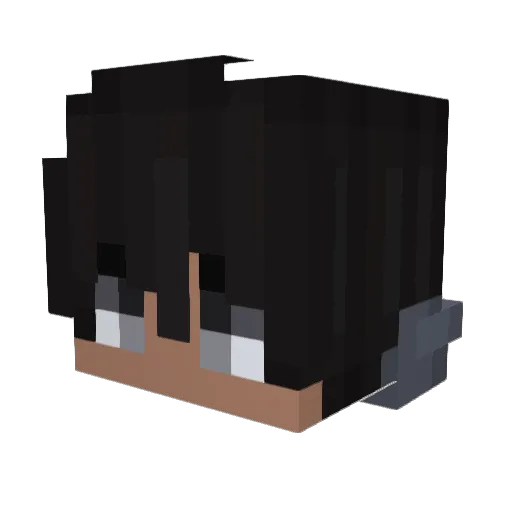valencaffi Minecraft avatar head, 3D render
