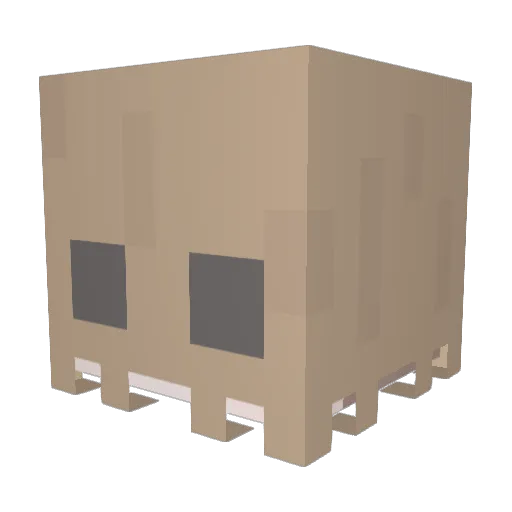 valenothim Minecraft avatar head, 3D render