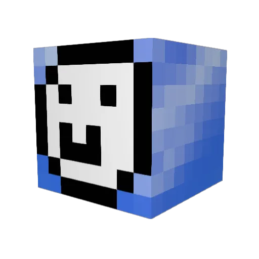 valenrp Minecraft avatar head, 3D render