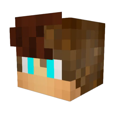 valentin460 Minecraft avatar head, 3D render
