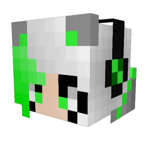 valentineCarnage Minecraft avatar head, 3D render