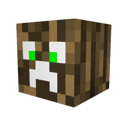 valentinmalo Minecraft avatar head, 3D render