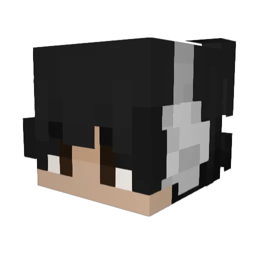 valentino_ct Minecraft avatar head, 3D render