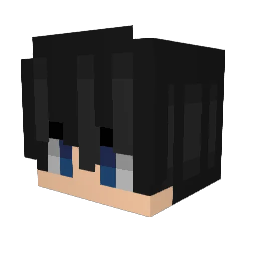 valentxson Minecraft avatar head, 3D render