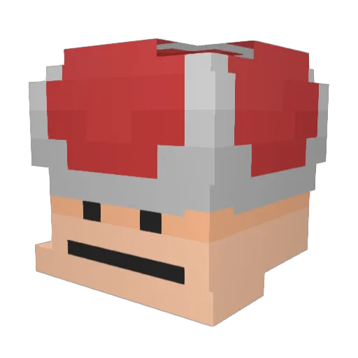 valenzcia Minecraft avatar head, 3D render