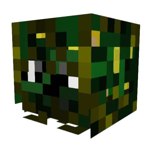 valera_ogon Minecraft avatar head, 3D render