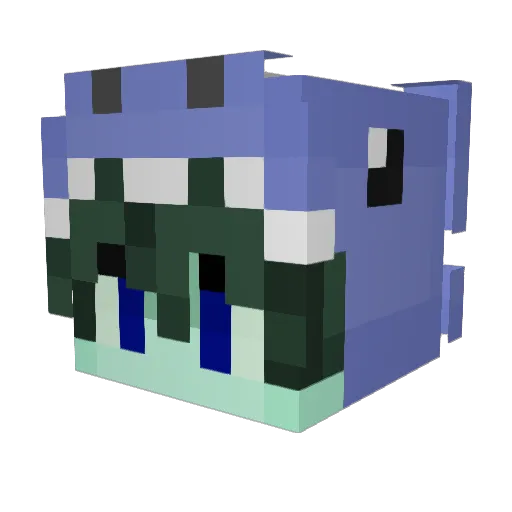valerchik56 Minecraft avatar head, 3D render