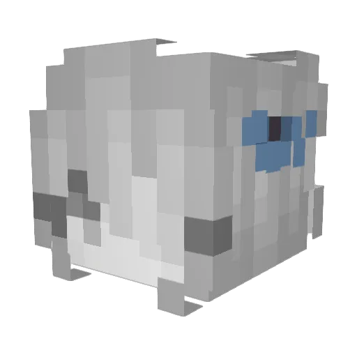 valeriemkv Minecraft avatar head, 3D render