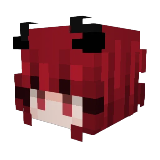 valethia Minecraft avatar head, 3D render