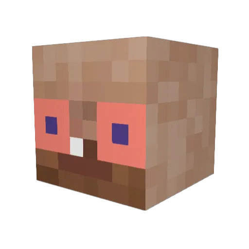 valial1985 Minecraft avatar head, 3D render