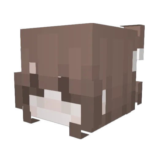 valitana Minecraft avatar head, 3D render