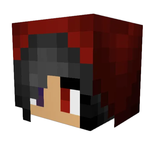 valkirya95 Minecraft avatar head, 3D render