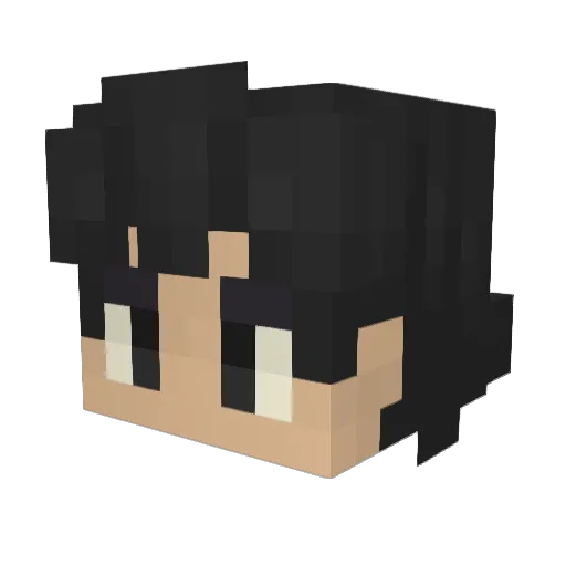 valkyrei Minecraft avatar head, 3D render
