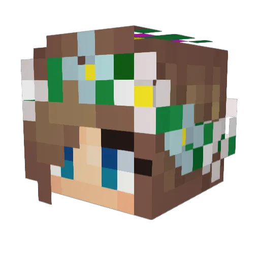 valkyrie1767 Minecraft avatar head, 3D render