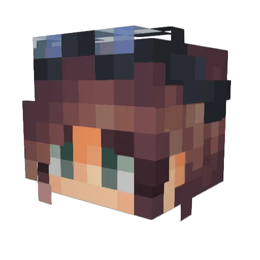 valkyrie745 Minecraft avatar head, 3D render