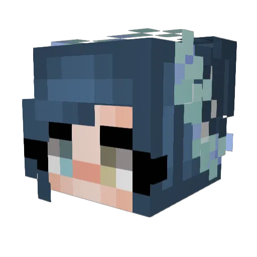 valkyriesgamers Minecraft avatar head, 3D render