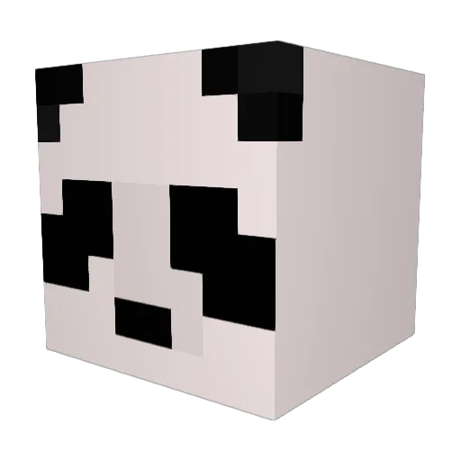 valla3 Minecraft avatar head, 3D render