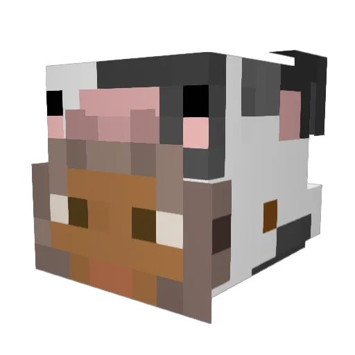 valleirbag Minecraft avatar head, 3D render