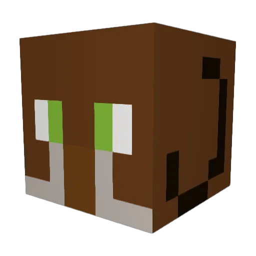 vallepalle07 Minecraft avatar head, 3D render