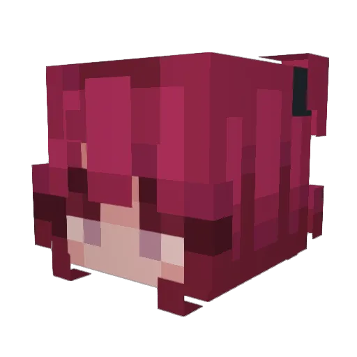 valleybox Minecraft avatar head, 3D render