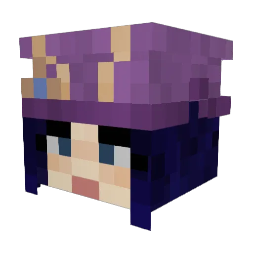 valmc28 Minecraft avatar head, 3D render