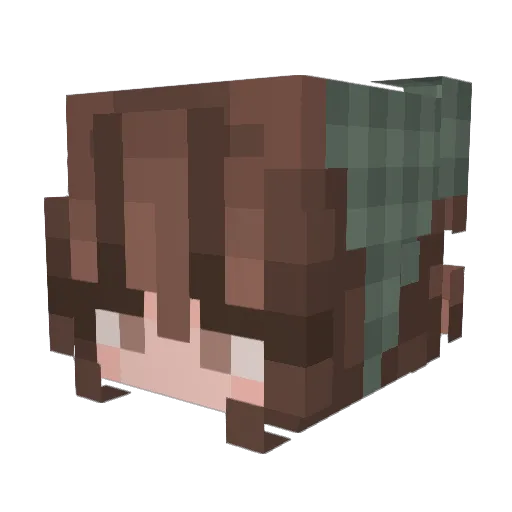 valmmora Minecraft avatar head, 3D render