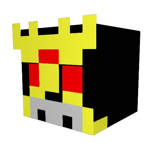 valnof38 Minecraft avatar head, 3D render